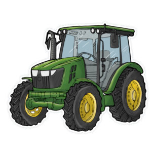 smietz Traktor m - Sticker-3