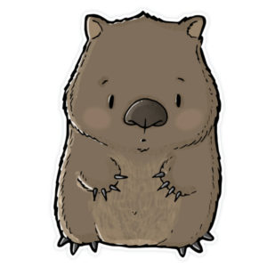 smietz Wombat m - Sticker-3